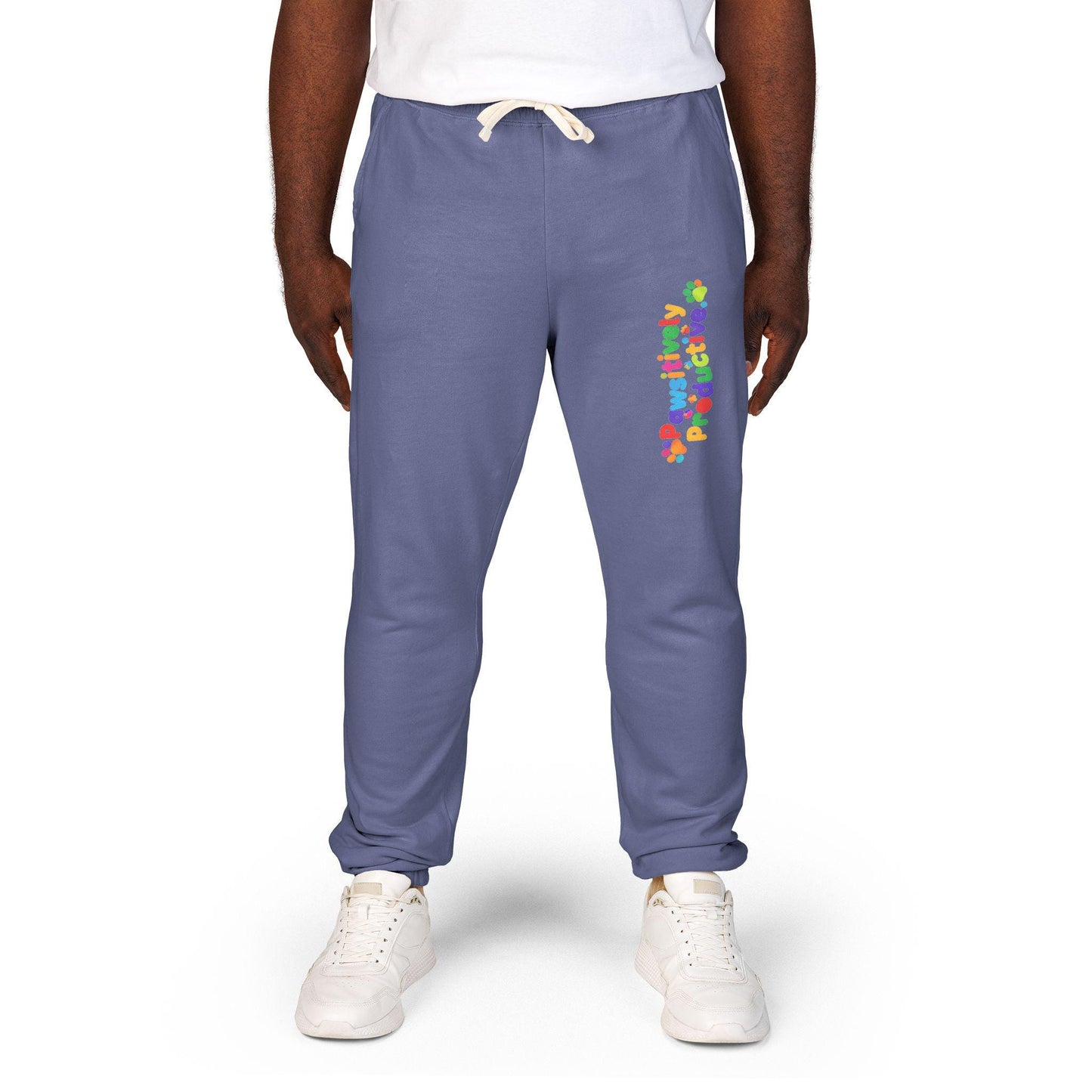 Unisex Fleece Sweatpants with Colorful Floral Design